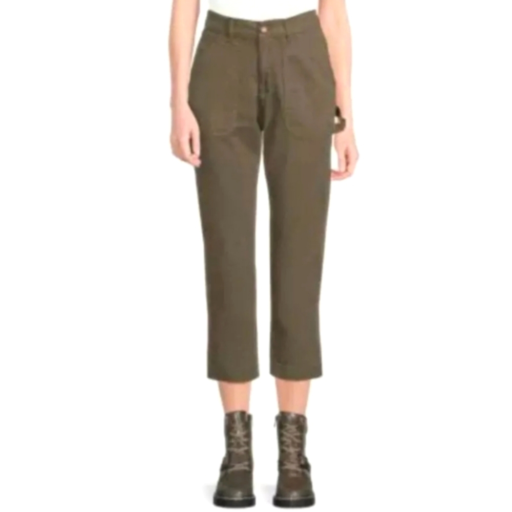 Marine Layer Pants‎ Maya Army Green Utility Military Crop